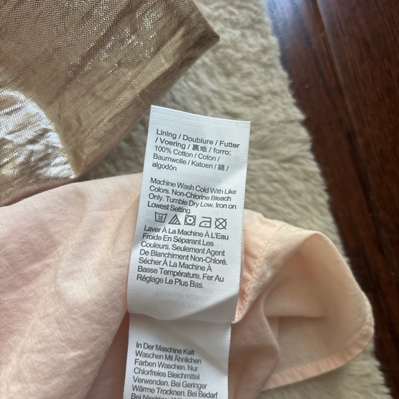 Crewcuts Metallic Gold Dress - 14 - Picture 8 of 8